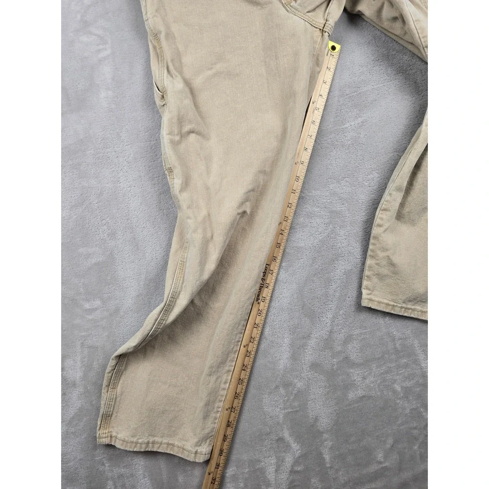 Wrangler Carpenter Pants Mens 32x32 Fit 31x31 Tan Hero Originals Workwear‎ *Read